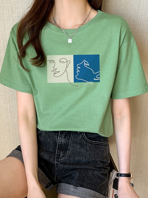 おしゃれ度アップ 12色展開 プルオーバー シンプル 半袖 Tシャツ