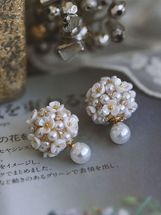 可愛いデザイン 合金 花・植物 レトロ ビーズ シンプル アクセサリー