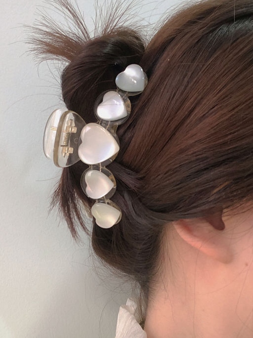 可愛いデザイン オールシーズン ハート 無地 シンプル ヘアアクセサリー