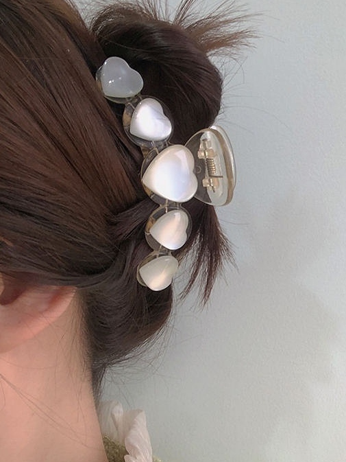 可愛いデザイン オールシーズン ハート 無地 シンプル ヘアアクセサリー