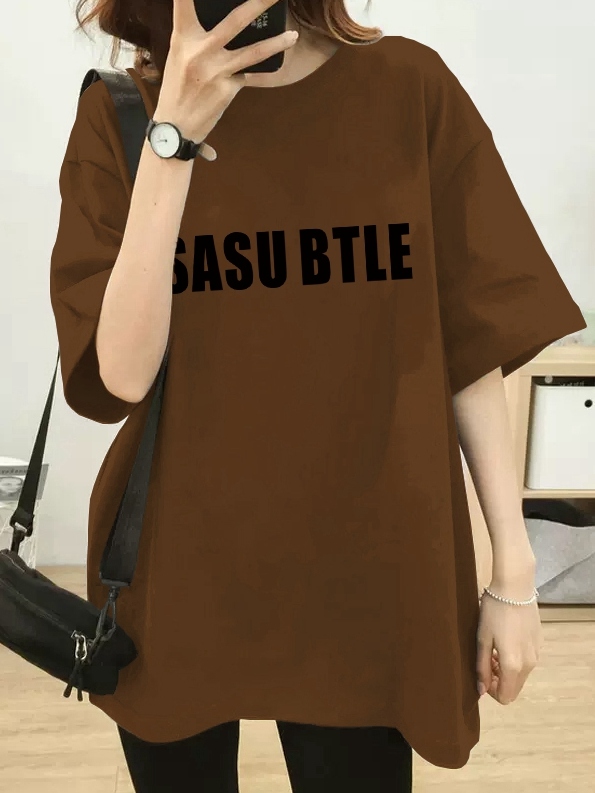 買わなきゃ損 アルファベット コットン  ファッション プリント Tシャツ