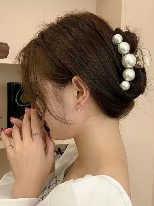 スウィート シンプル 不規則形 ビーズ ヘアアクセサリー