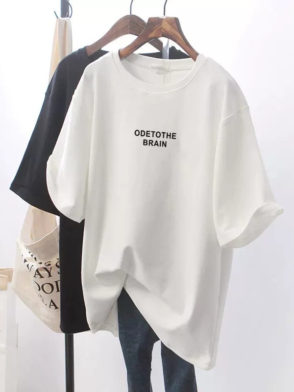 定番シンプル 半袖 ルーズ 大きいサイズ  レディース 体型カバー トップス マタニティ ゆったり 春夏 Tシャツ